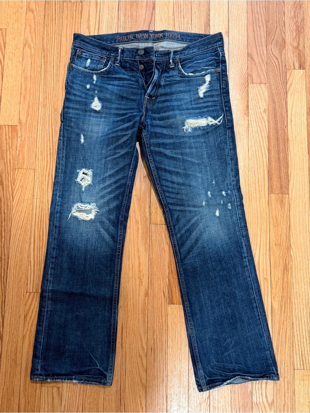 Ruehl Bowery Classic Straight Dark Wash Jeans
